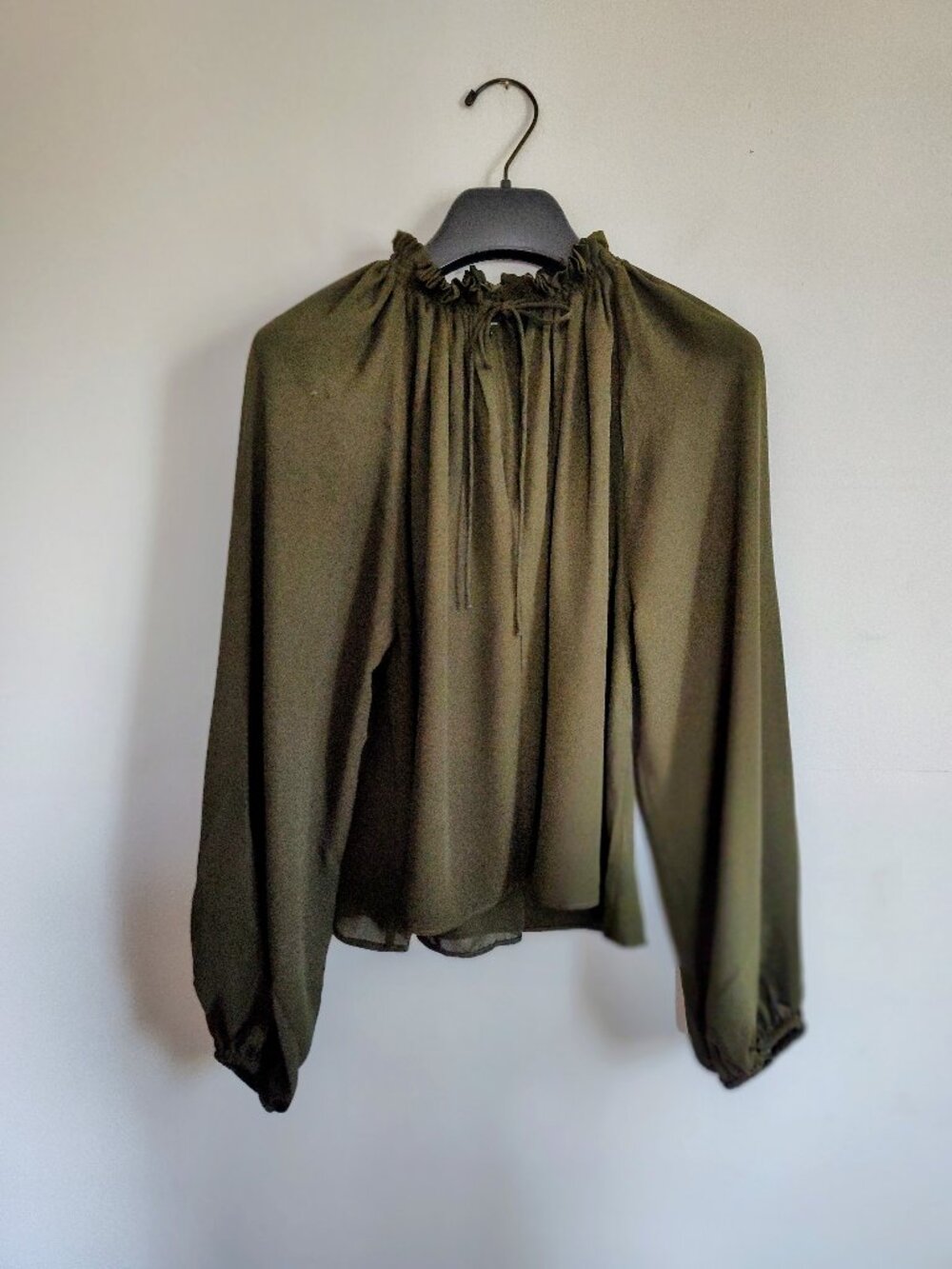 Madewell Midnight Olive Blouse